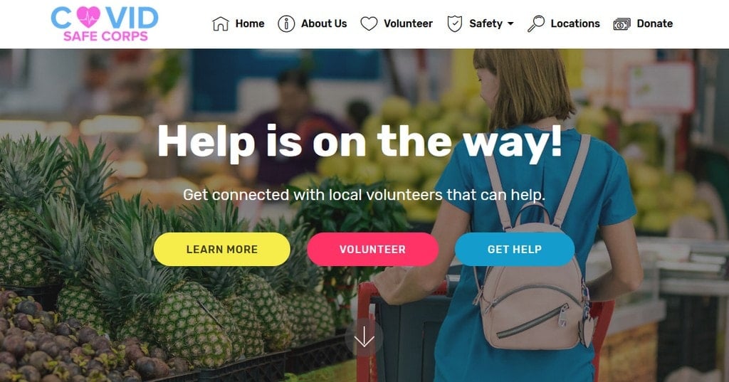 Covid Safe Corps Homepage