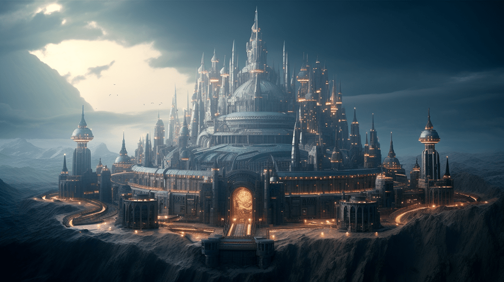 Fantasy High Tech Castle